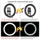 Кольцевая LED-лампа 26 см со штативом для съемки, USB-питание, 3200–5600K, 3 режима освещения (634F3E291EF8) - изображение 5