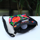 Женская сумка через плечо, вместительная сумка женская с регулируемым ремешком красная - изображение 3