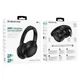 Наушники беспроводные BOROFONE Prestige active noise reduction BT headphones BO31 Черный - изображение 4