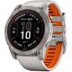 Смарт-годинник Garmin Fenix 7X Pro Sapphire Solar Titanium with Grey/Orange Band (010-02778-64) - зображення 1