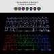 Клавиатура-подставка беспроводная Smart Keyboard + Мышка для Blackview Tab 60 Pro Ukr+Eng Black - изображение 4