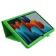 Чехол-книжка Litchi Leather Case для Samsung Galaxy Tab S7 / S8 11.0 (Wake / Sleep) Green - изображение 3