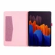 Чехол Cloth Pattern Case для Samsung Galaxy Tab S7 / S8 11.0 (Wake / Sleep) Rose - изображение 3