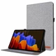 Чехол Cloth Pattern Case для Samsung Galaxy Tab S7 / S8 11.0 (Wake / Sleep) Grey - изображение 1