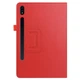 Чехол-книжка Litchi Leather Case для Samsung Galaxy Tab S7 / S8 11.0 (Wake / Sleep) Red - изображение 4