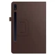 Чехол-книжка Litchi Leather Case для Samsung Galaxy Tab S7 / S8 11.0 (Wake / Sleep) Brown - изображение 5