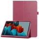 Чехол-книжка Litchi Leather Case для Samsung Galaxy Tab S7 / S8 11.0 (Wake / Sleep) Rose - изображение 1