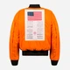 Бомбер чоловічий Alpha Industries MA-1 Blood Chit MJM21300C1 4XL Чорний (640631680617) - зображення 7