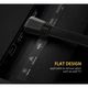 Відео кабель UGREEN ED015 HDMI Flat Cable 2m, Black - зображення 3