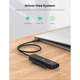 Адаптер підключення HDD / SSD UGREEN CM321 Type-C 3.0 to 2.5-Inch SATA Converter 50cm, Black - зображення 4