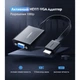 Адаптер UGREEN MM103 HDMI to VGA Converter 25cm, Black - изображение 2