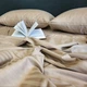 Комплект постельного белья семейный MakSon Elegant Beige, страйп-сатин, 100% хлопок (018-2145210С) - изображение 3