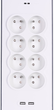 Listwa zasilająca Belkin Power Surge 8-port + 2 x USB-A 18W 900J 2 m Grey/White (BSV804CA2M) - obraz 3