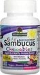 Чорна бузина для дітей Nature's Answer Kid's Sambucus Chewables Black Elderberry + Vitamin C and Zinc 45 жувальних таблеток (083000262692) - зображення 3