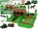 Farma z akcesoriami Leantoys Barn Animal Homestead Farm Dwa traktory (5904204758109) - obraz 2