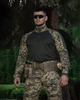 Рубашка тактическая боевая BEZET Combat пиксель - 4XL - изображение 3