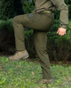 Зимові штани карго тактичні Softshell BEZET Ешелон хакі - 4XL - зображення 6