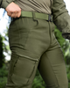 Зимові штани карго тактичні Softshell BEZET Ешелон хакі - 4XL - зображення 13