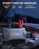 Пусковий пристрій YABER AUTO 3000A Peak 12800mAh Бустер для авто з функцією Power Bank + ліхтар - изображение 2