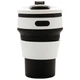Термокружка складная силиконовая Collapsible black 350ml - изображение 6