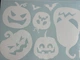 Наклейки на стену Happy Pocket для Хэллоуина Happy Halloween тыквы летучие мыши Белый Глянцевый Набор M - изображение 6