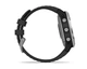 Смарт-часы GARMIN Fenix 6 Solar Silver with black band (010-02410-00) - изображение 4