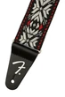 Ремінь гітарний FENDER STRAP 2" PASADENA WOVEN RED SNOWFLAKE (236929) - изображение 2