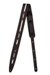 Ремінь гітарний FENDER STRAP ACOUSTIC PARAMOUNT LEATHER BLACK (233389) - изображение 1