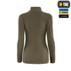 Тактична флісова кофта M-Tac Nord Fleece Polartec Lady, розмір L, колір Dark Olive - зображення 4