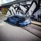 Радиоуправляемая машинка для дрифта Ford Mustang 4WD: 2 скорости, неоновая подсветка, 20 см Синий - изображение 3