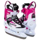Коньки раздвижные хоккейные детские Zelart Ice Skate 5861 размер 37-40 White-Pink - изображение 2