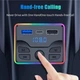 Автомобільний FM-трансмітер та зарядний пристрій Multifunction Wireless М51 Bluetooth USB Type C з пультом ДК - изображение 8