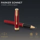 Ручка ролер Parker SONNET 17 Intense Red GT RB 86225 - зображення 5