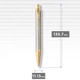 Ручка кулькова Parker IM 17 Premium Warm Silver GT BP (24 132) - изображение 3