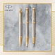 Перова ручка Parker IM Premium Warm Silver GT FP F 24111 - зображення 7