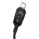Кабель Baseus Unbreakable Series Fast Charging Data Cable USB to iP 2.4A 2m Cluster Black (P10355802111-01) - зображення 5