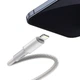 Кабель Baseus High Density Braided Fast Charging Data Cable Type-C to iP PD 20W 2m White (CATLGD-A02) - изображение 4