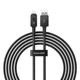 Кабель Baseus Unbreakable Series Fast Charging Data Cable USB to iP 2.4A 2m Cluster Black (P10355802111-01) - зображення 1