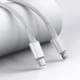 Кабель Baseus High Density Braided Fast Charging Data Cable Type-C to iP PD 20W 2m White (CATLGD-A02) - изображение 8