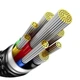Кабель Baseus Tungsten Gold Fast Charging Data Cable Type-C to Type-C 240W 2m Black (CAWJ040101) - зображення 7