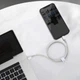 Кабель Baseus High Density Braided Fast Charging Data Cable Type-C to iP PD 20W 2m White (CATLGD-A02) - изображение 10
