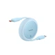 Кабель Baseus Free2Pull Mini Charging Cable USB-C to USB-C 60W 1m Galaxy Blue (P10364500311-01) - зображення 4