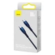 Кабель Baseus Glimmer Series Fast Charging Data Cable Type-C to Type-C 100W 1m Blue (CADH000703) - зображення 2