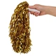 Помпоны для черлидинга и танцев золотые SP-Sport Pom-Poms 0829 комплектация 2шт Gold - изображение 2