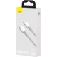 Кабель Baseus High Density Braided Fast Charging Cable Type-C to Lightning PD 20W 2m CATLGD-A02 White - изображение 4