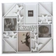 Фоторамка-колаж EVG Inno ZB-4-3636 WHITE COLLAGE 4 на 4 фото 10×10. 10×15 см білий - зображення 1