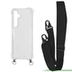 Чехол с ремешком WAVE Clear Case with Strap для Samsung Galaxy S24 Plus black - изображение 1