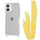 Чехол с ремешком WAVE Clear Case with Strap для Apple iPhone 11 yellow - изображение 1
