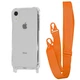 Чехол с ремешком WAVE Clear Case with Strap для Apple iPhone Xr orange - изображение 1
