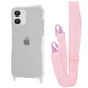 Чохол з ремінцем WAVE Clear Case with Strap для Apple iPhone 11 pink sand - зображення 1